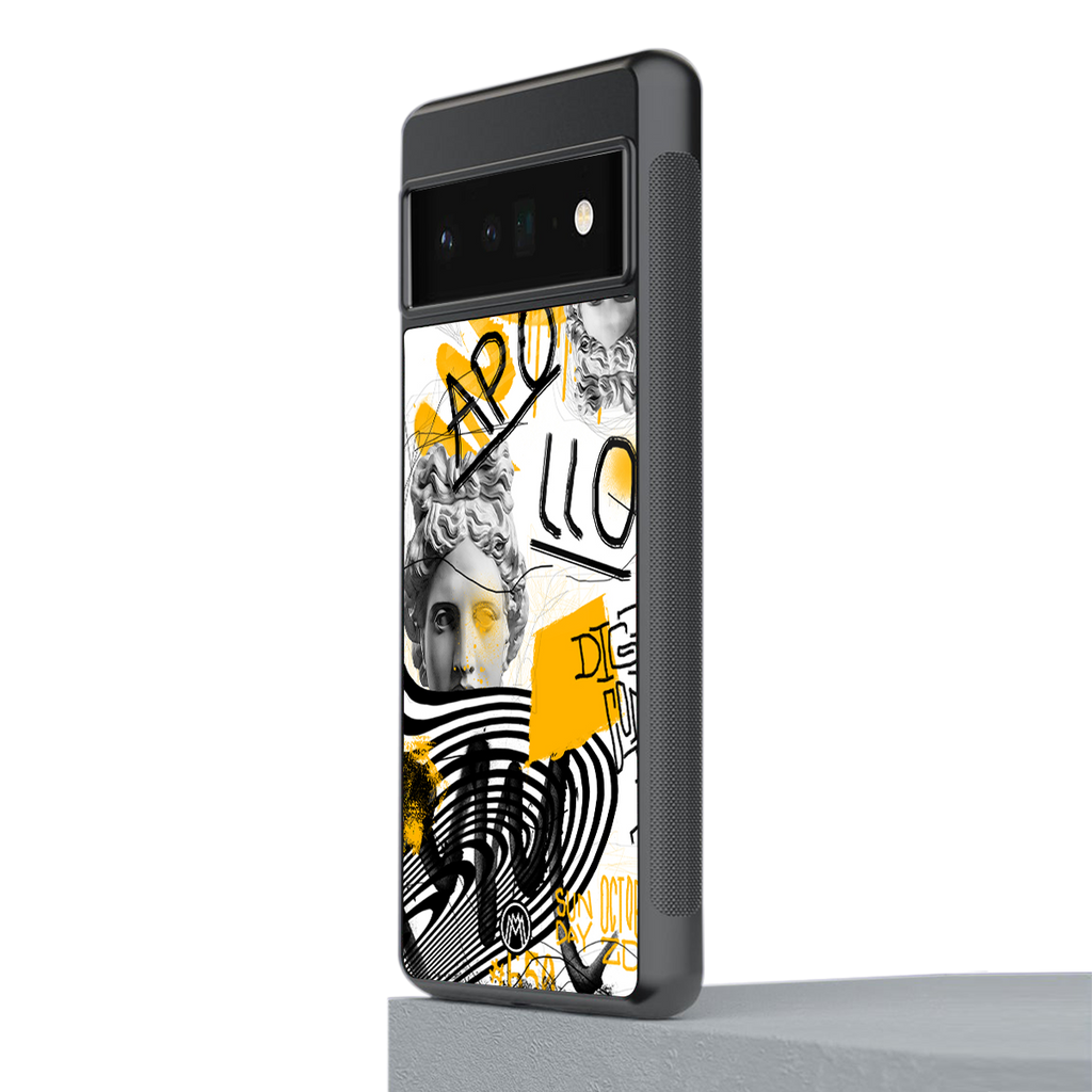 apollo project back phone cover | glass case for google pixel 6 pro