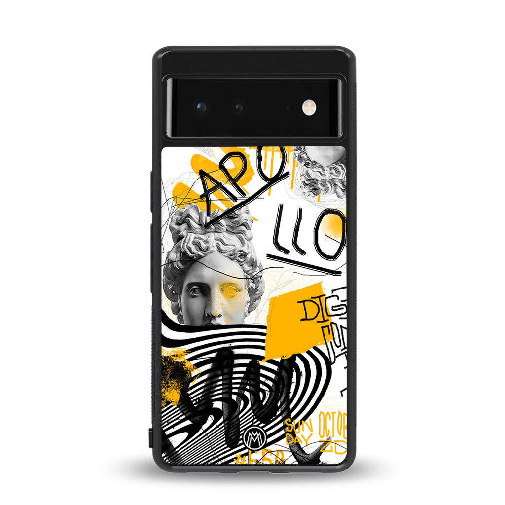 apollo project back phone cover | glass case for google pixel 6