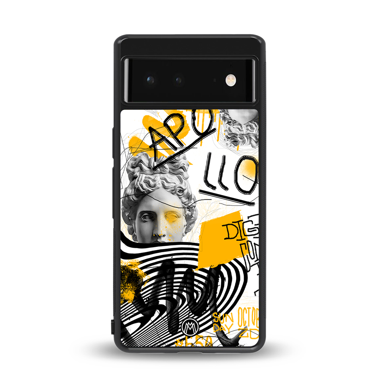 apollo project back phone cover | glass case for google pixel 6