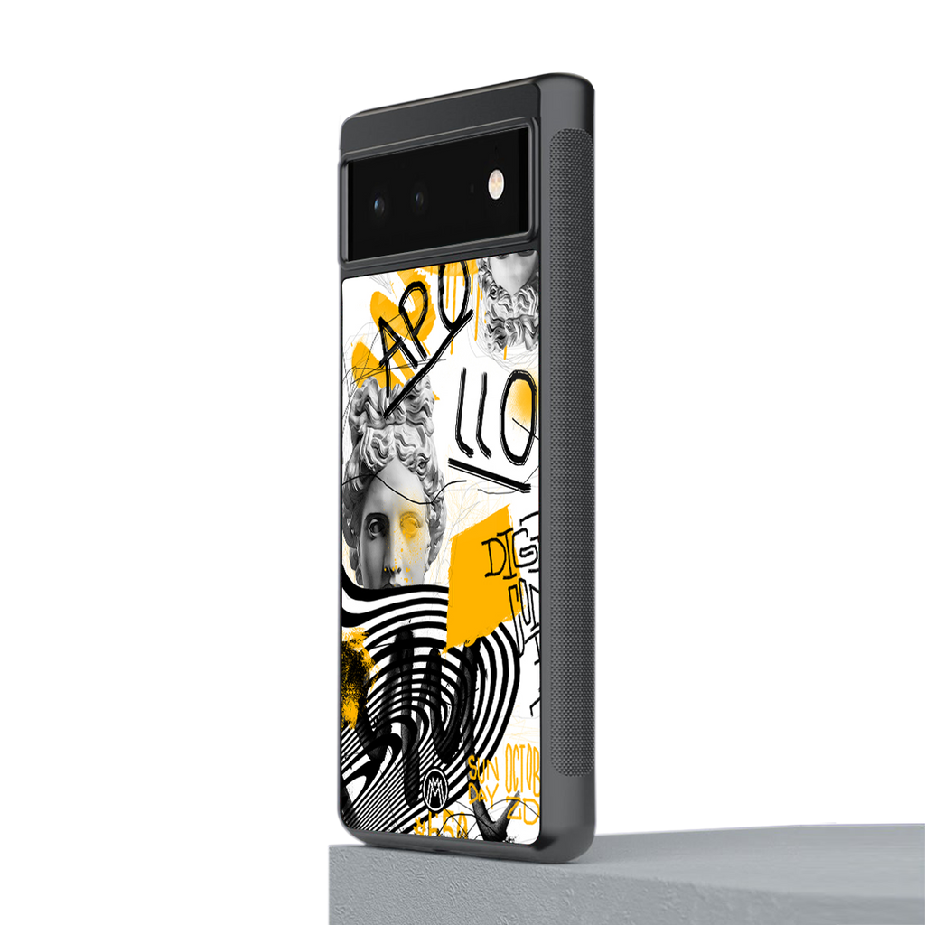 apollo project back phone cover | glass case for google pixel 6