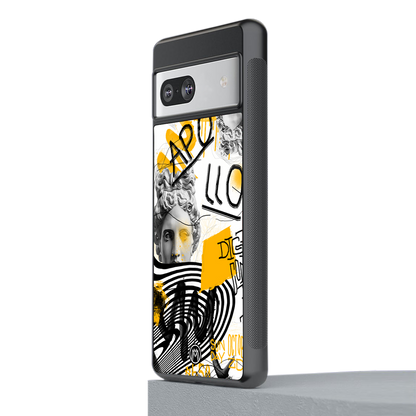 apollo project back phone cover | glass case for Google Pixel 7A