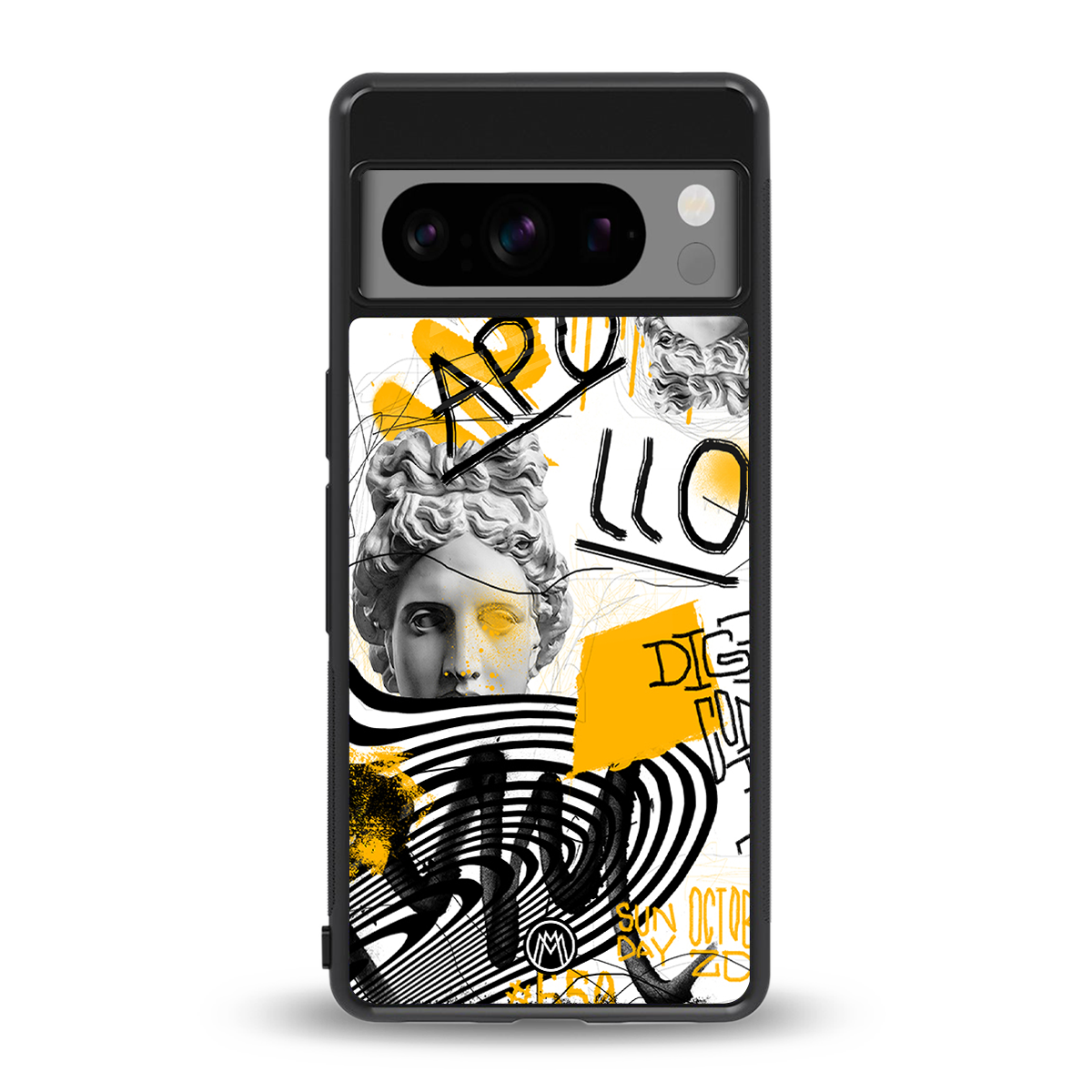 apollo project back phone cover | glass case for google pixel 8 pro