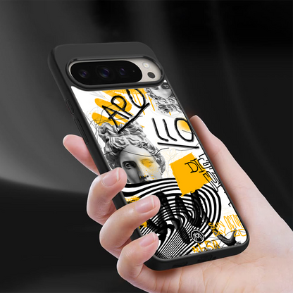 apollo project back phone cover | glass case for google pixel 9 pro xl