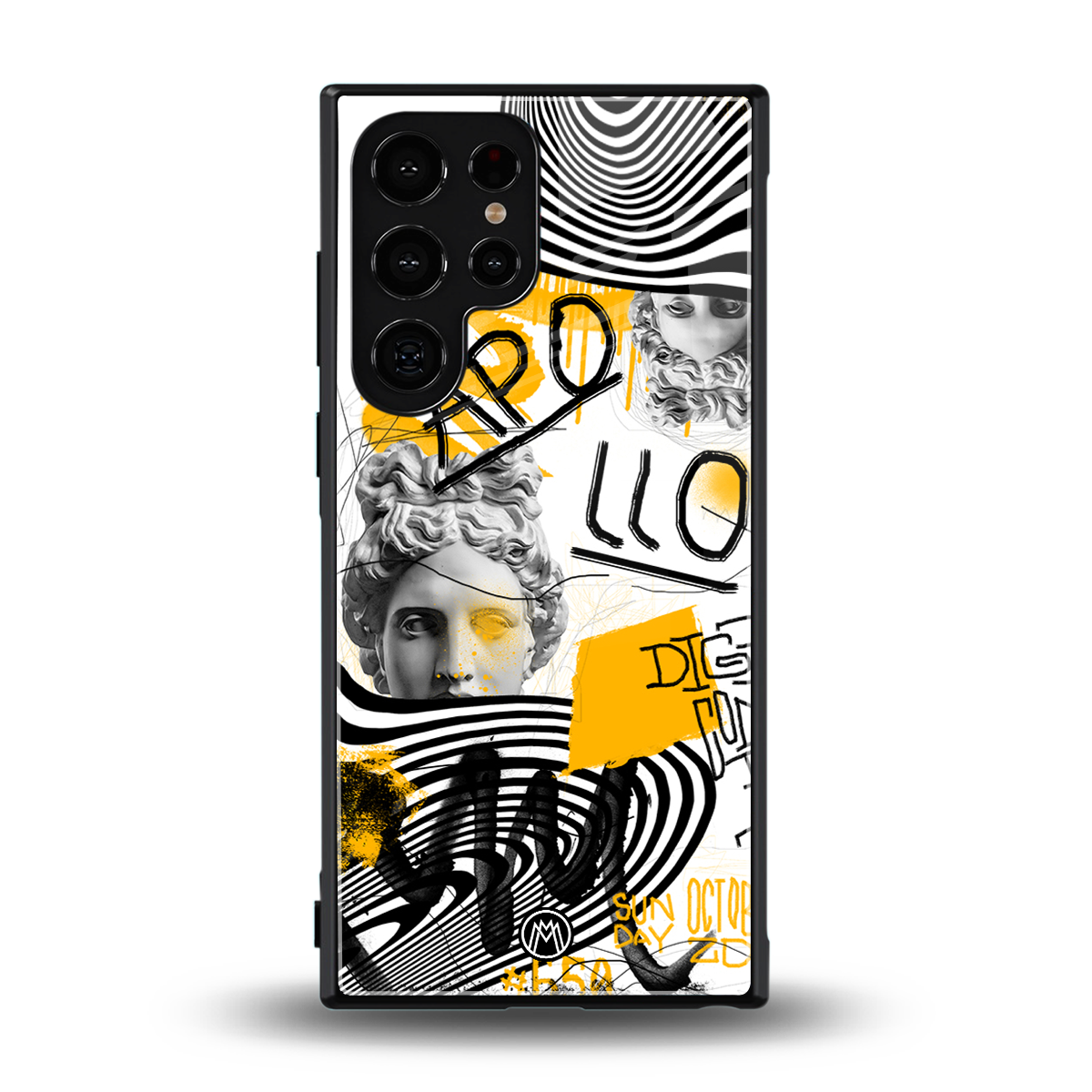 apollo project back phone cover | glass case for samsung galaxy s23 ultra