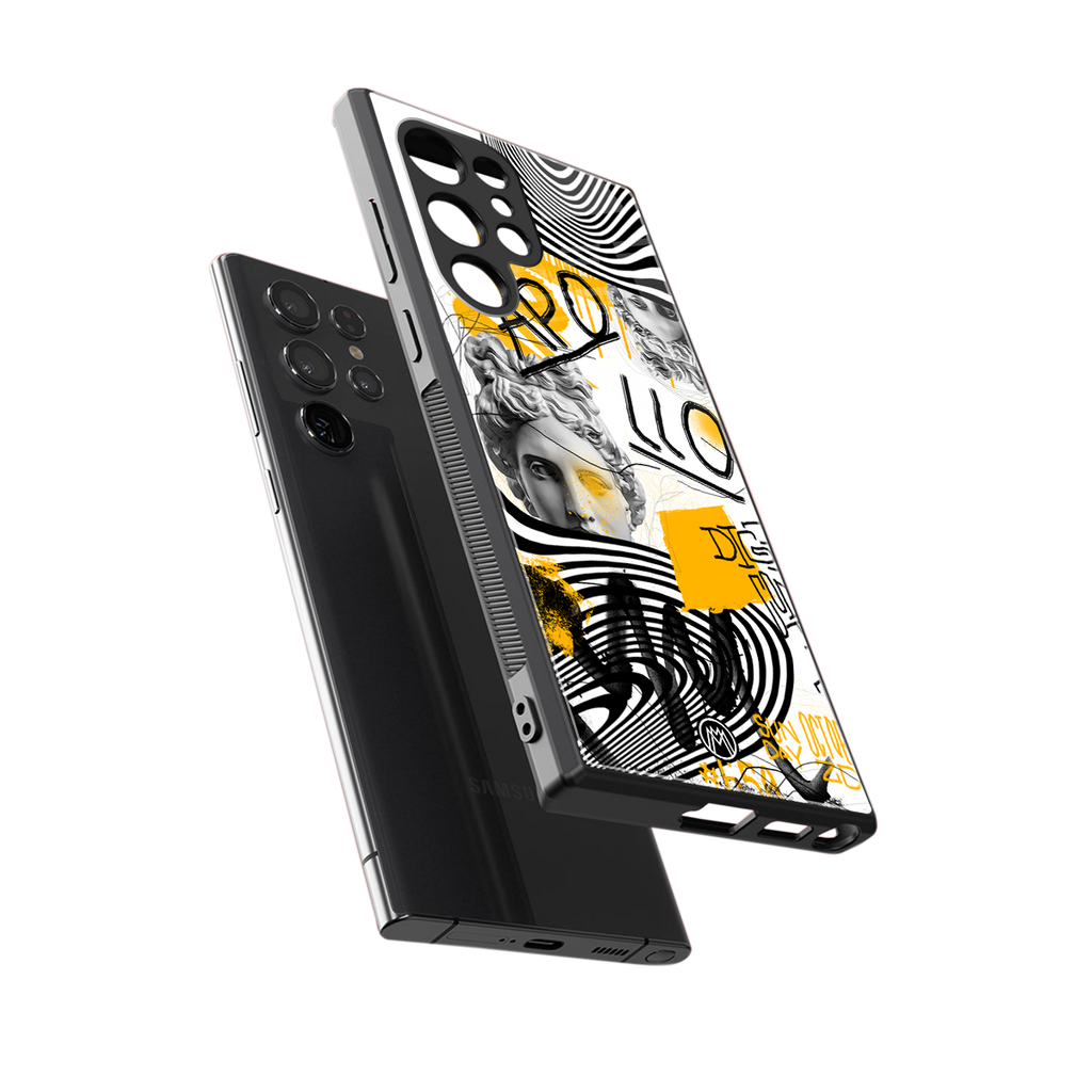 apollo project back phone cover | glass case for samsung galaxy s23 ultra