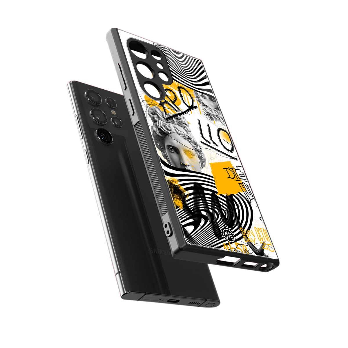 apollo project back phone cover | glass case for samsung galaxy s23 ultra