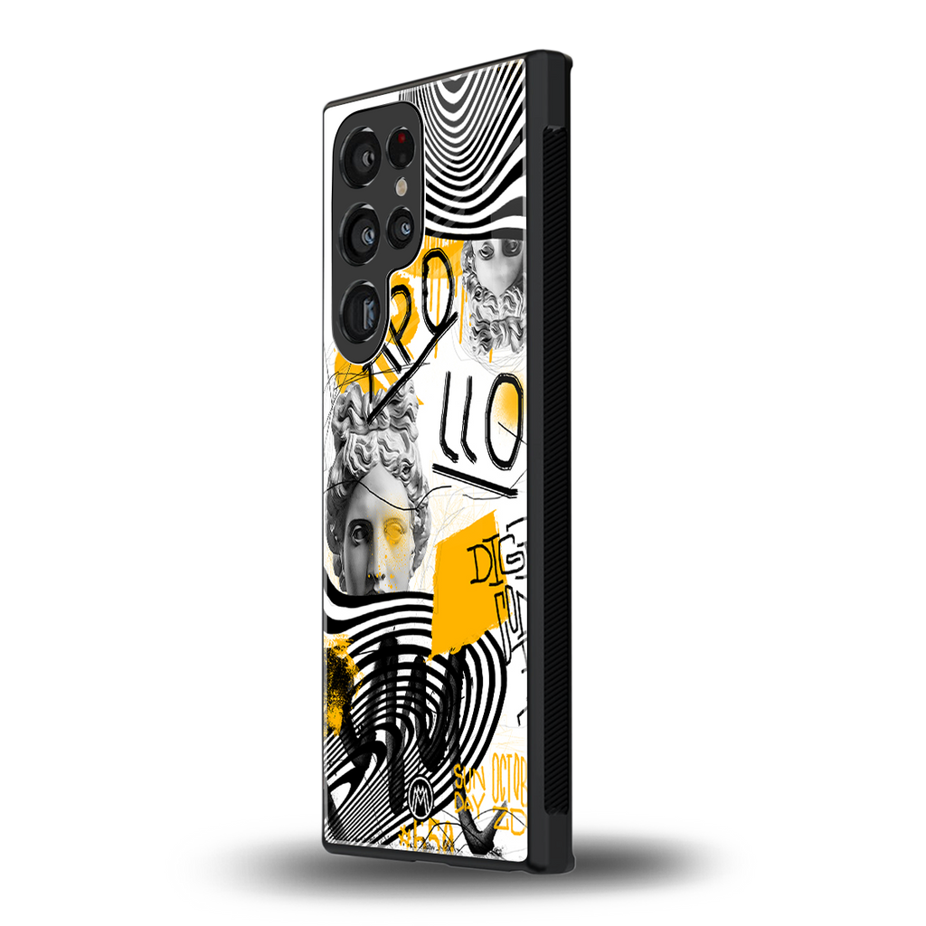 apollo project back phone cover | glass case for samsung galaxy s23 ultra
