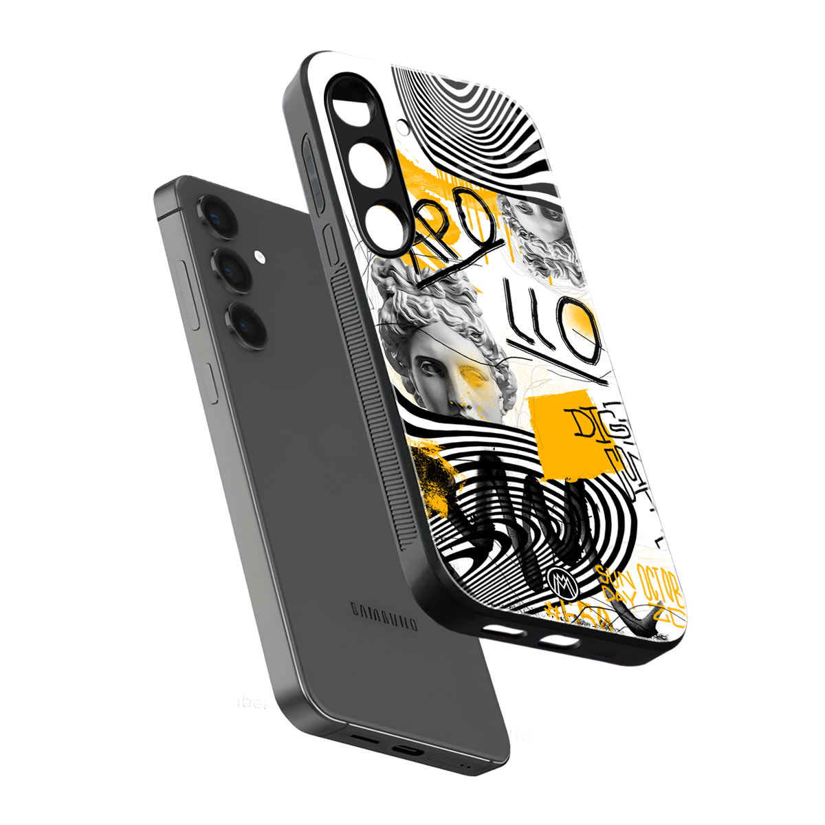 apollo project back phone cover | glass case for samsung galaxy s23 plus