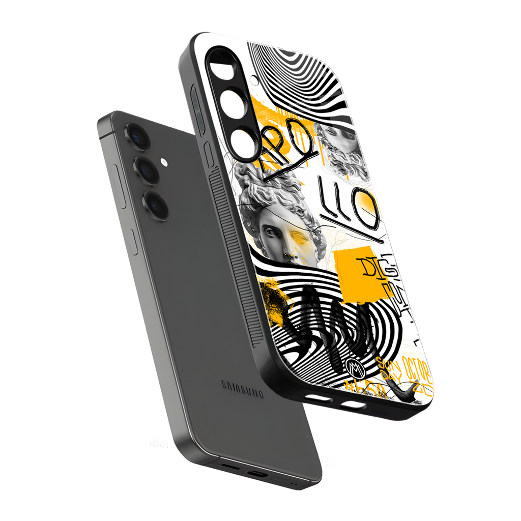 apollo project back phone cover | glass case for samsung galaxy s23