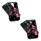 Trendy Glass Back Mobile Case for iPhone, Samsung, Redmi, OnePlus, Google Pixel, Motorola