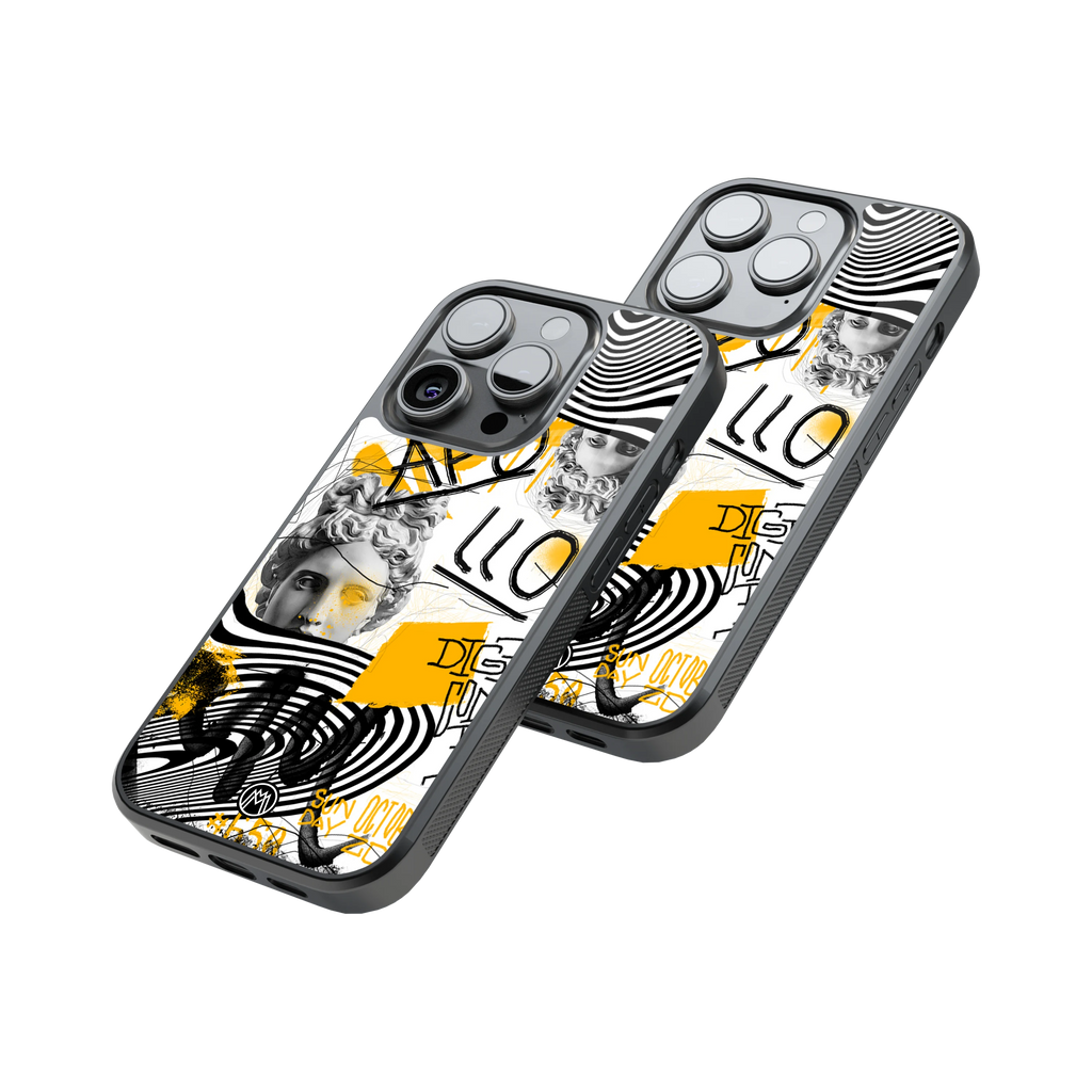 Protective Glass Back Phone Case Compatible with iPhone, Samsung, OnePlus, Pixel & More