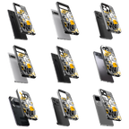 Durable Glass Back Mobile Case for iPhone, Samsung, OnePlus, Google Pixel, Redmi, Vivo, Oppo