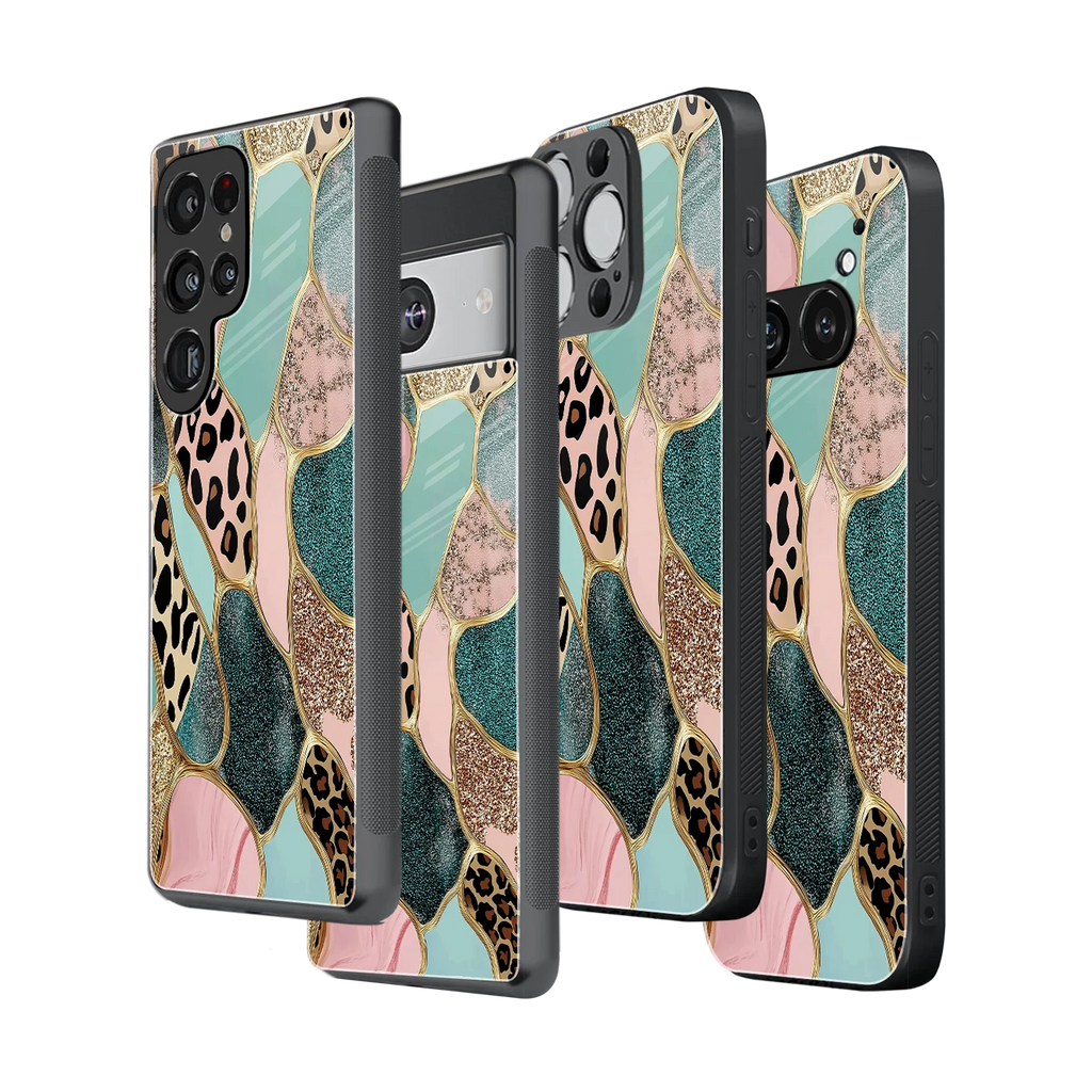 Stylish Glass Back Case for All Smartphones iPhone, Samsung, OnePlus, Pixel, Redmi, Oppo, Vivo, Motorola