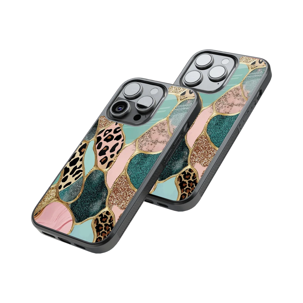 Protective Glass Back Phone Case Compatible with iPhone, Samsung, OnePlus, Pixel & More