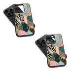 Trendy Glass Back Mobile Case for iPhone, Samsung, Redmi, OnePlus, Google Pixel, Motorola