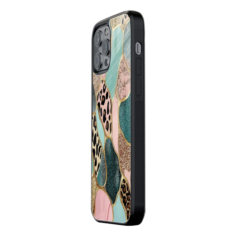Slim Glass Back Phone Case for Multiple Brands iPhone, Samsung, Redmi, OnePlus, Oppo, Vivo