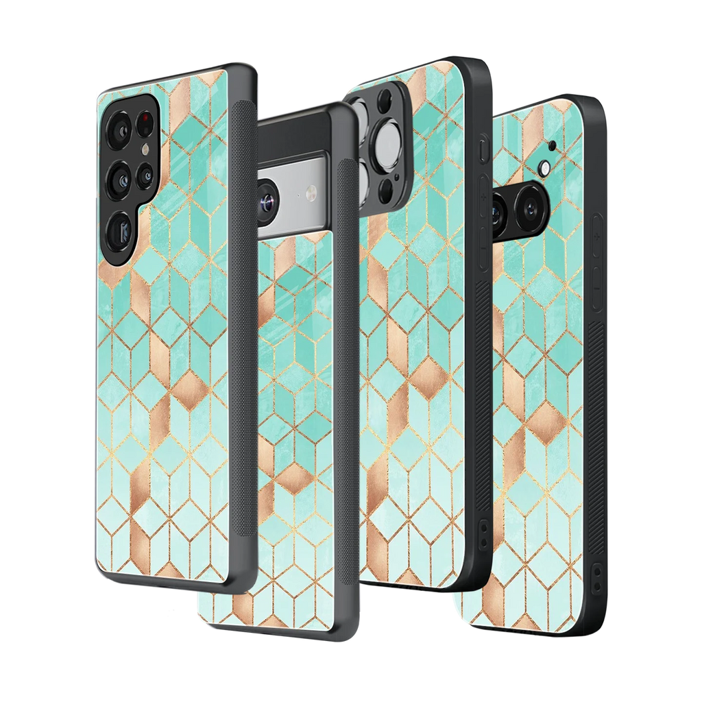Stylish Glass Back Case for All Smartphones iPhone, Samsung, OnePlus, Pixel, Redmi, Oppo, Vivo, Motorola