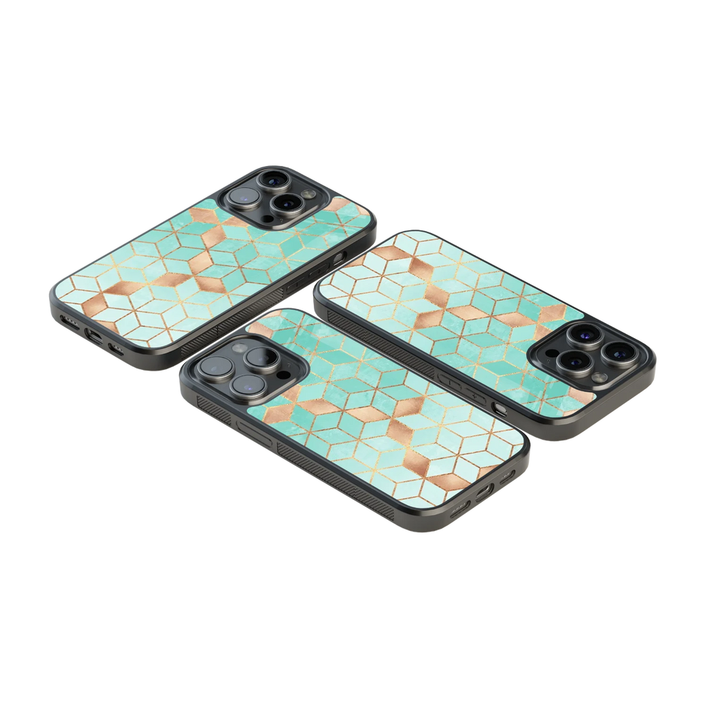 Luxury Glass Back Mobile Cover for iPhone, Samsung Galaxy, OnePlus, Pixel, Redmi & More
