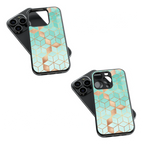 Trendy Glass Back Mobile Case for iPhone, Samsung, Redmi, OnePlus, Google Pixel, Motorola