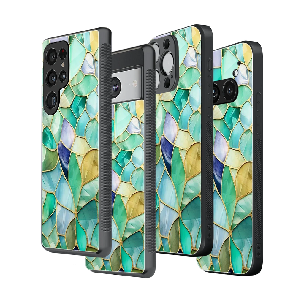 Stylish Glass Back Case for All Smartphones iPhone, Samsung, OnePlus, Pixel, Redmi, Oppo, Vivo, Motorola