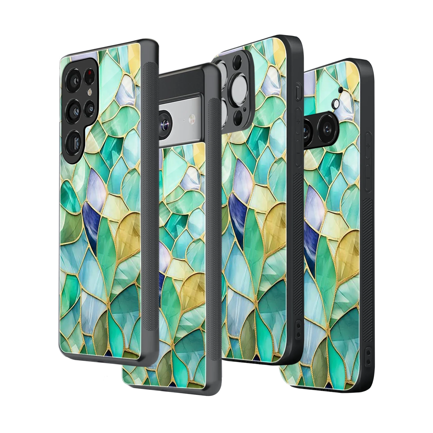 Stylish Glass Back Case for All Smartphones iPhone, Samsung, OnePlus, Pixel, Redmi, Oppo, Vivo, Motorola