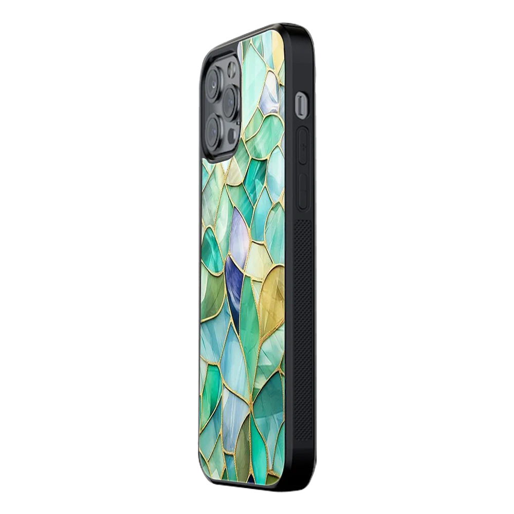 Slim Glass Back Phone Case for Multiple Brands iPhone, Samsung, Redmi, OnePlus, Oppo, Vivo