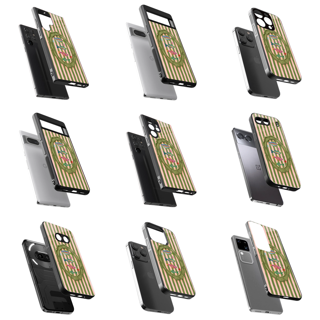 Durable Glass Back Mobile Case for iPhone, Samsung, OnePlus, Google Pixel, Redmi, Vivo, Oppo