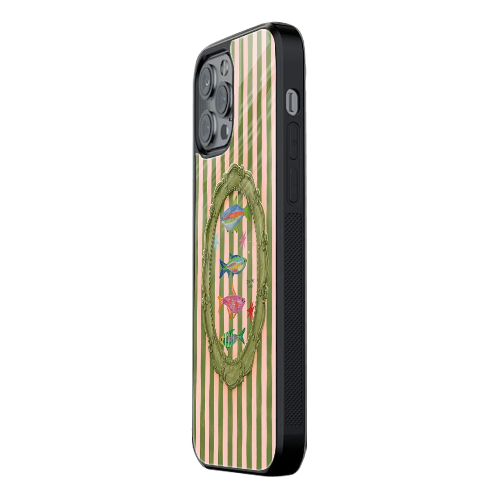 Slim Glass Back Phone Case for Multiple Brands iPhone, Samsung, Redmi, OnePlus, Oppo, Vivo