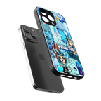 aquarius aesthetic collage back phone cover | glass case for iphone 13 pro