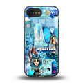 aquarius aesthetic collage back phone cover | glass case for iphone 16e