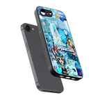 aquarius aesthetic collage back phone cover | glass case for iphone 16e
