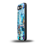 aquarius aesthetic collage back phone cover | glass case for iphone 16e
