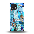 aquarius aesthetic collage back phone cover | glass case for nothing phone 2