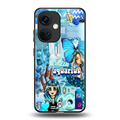 aquarius aesthetic collage back phone cover | glass case for oneplus nord ce 3