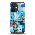 aquarius aesthetic collage back phone cover | glass case for oneplus nord ce 3