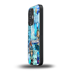 aquarius aesthetic collage back phone cover | glass case for oneplus nord ce 3
