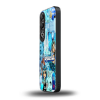 aquarius aesthetic collage back phone cover | glass case for oneplus nord ce 4