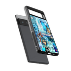 aquarius aesthetic collage back phone cover | glass case for google pixel 6 pro
