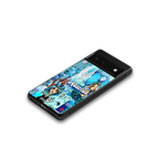 aquarius aesthetic collage back phone cover | glass case for Google Pixel 6A