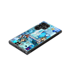 aquarius aesthetic collage back phone cover | glass case for samsung galaxy s23 ultra