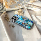 aquarius aesthetic collage back phone cover | glass case for nothing phone 1