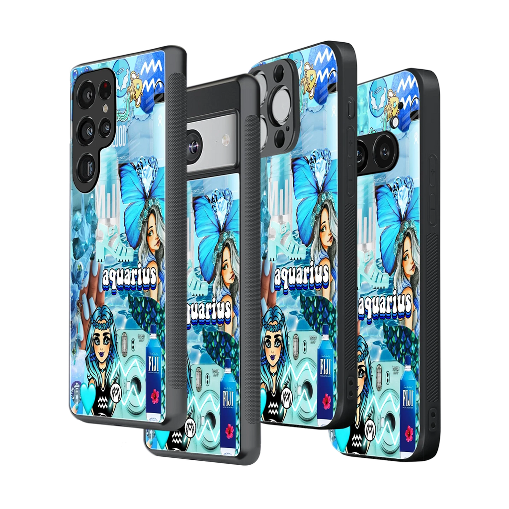 Stylish Glass Back Case for All Smartphones – iPhone, Samsung, OnePlus, Pixel, Redmi, Oppo, Vivo, Motorola