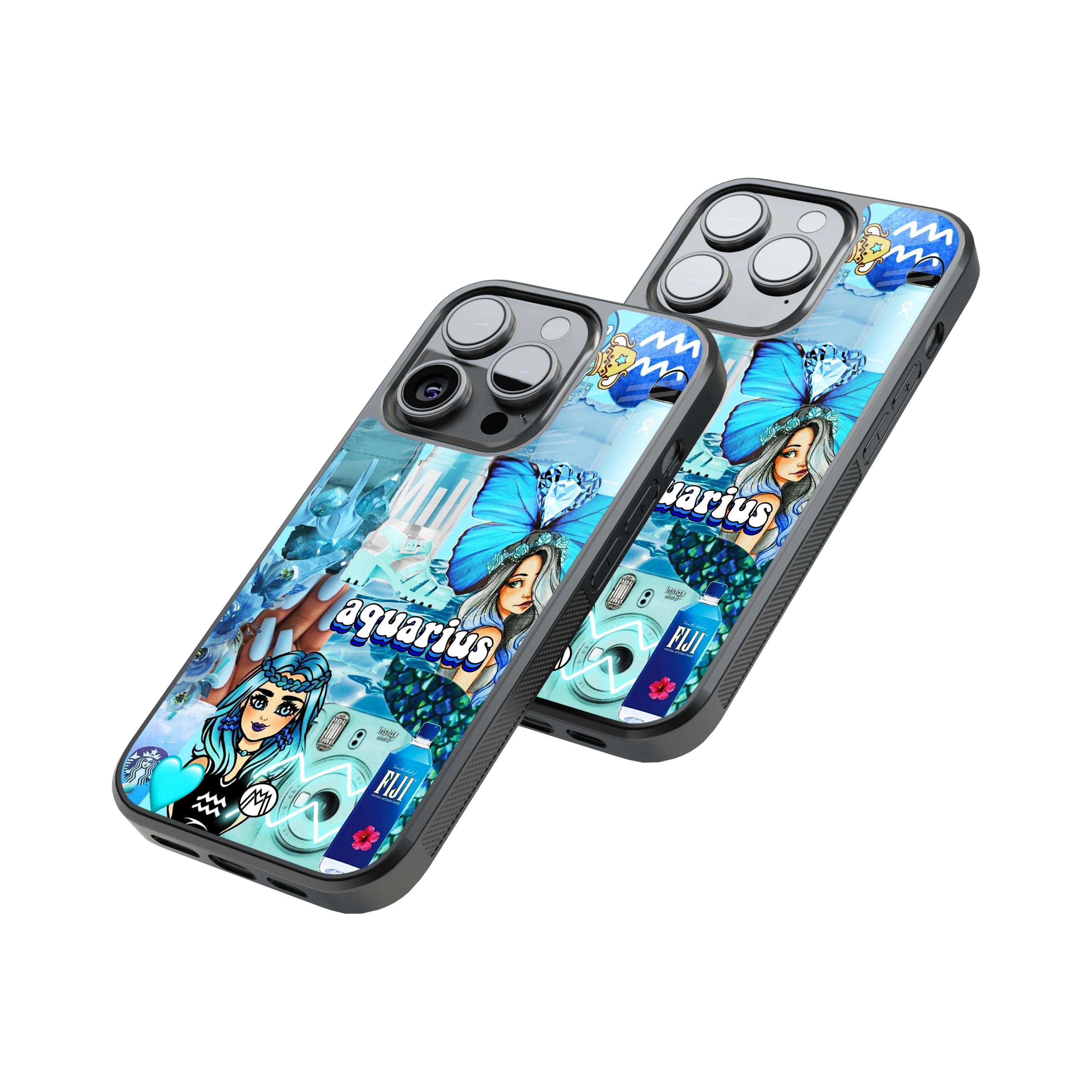 Protective Glass Back Phone Case Compatible with iPhone, Samsung, OnePlus, Pixel & More