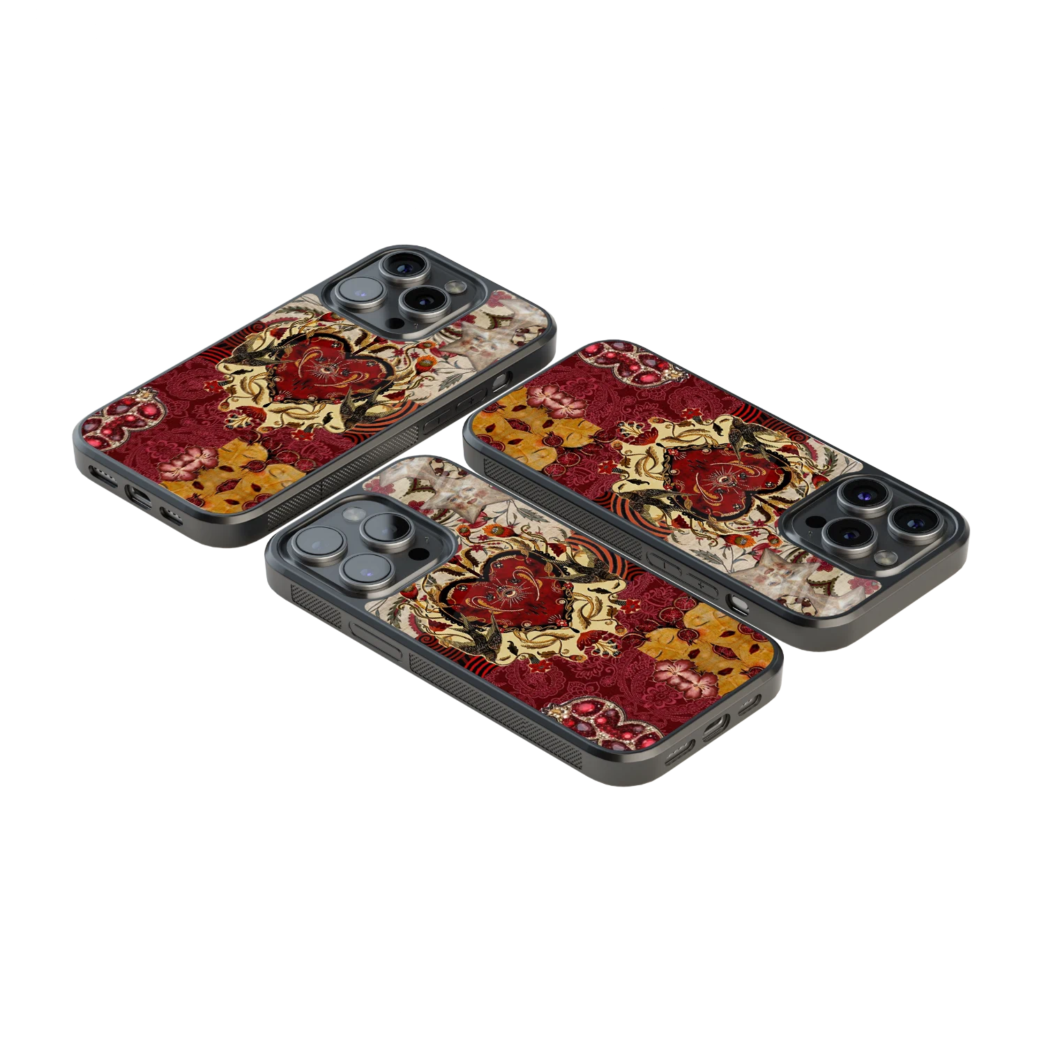 Luxury Glass Back Mobile Cover for iPhone, Samsung Galaxy, OnePlus, Pixel, Redmi & More