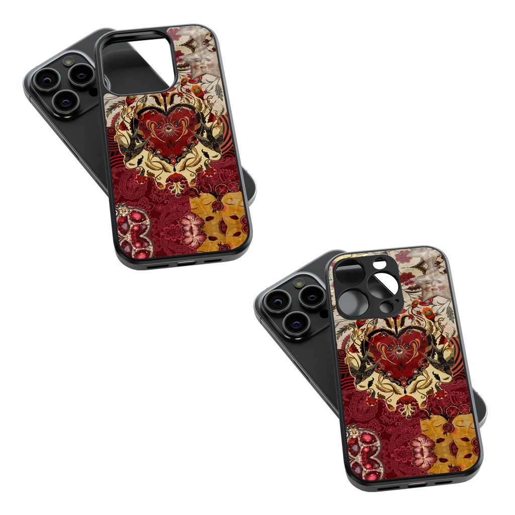 Trendy Glass Back Mobile Case for iPhone, Samsung, Redmi, OnePlus, Google Pixel, Motorola