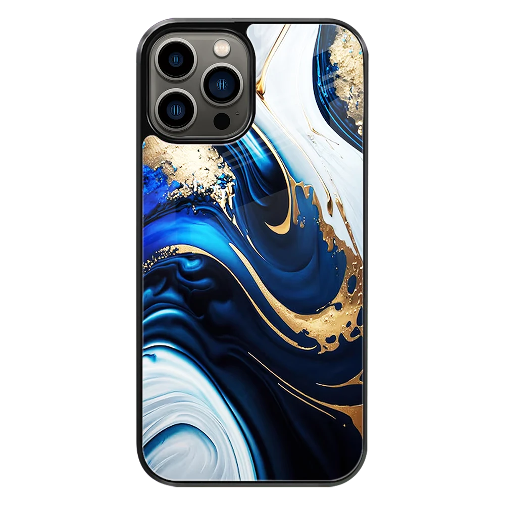 Premium Glass Back Mobile Phone Cover for iPhone, Samsung, OnePlus, Google Pixel, Redmi, Oppo, Vivo & Realme