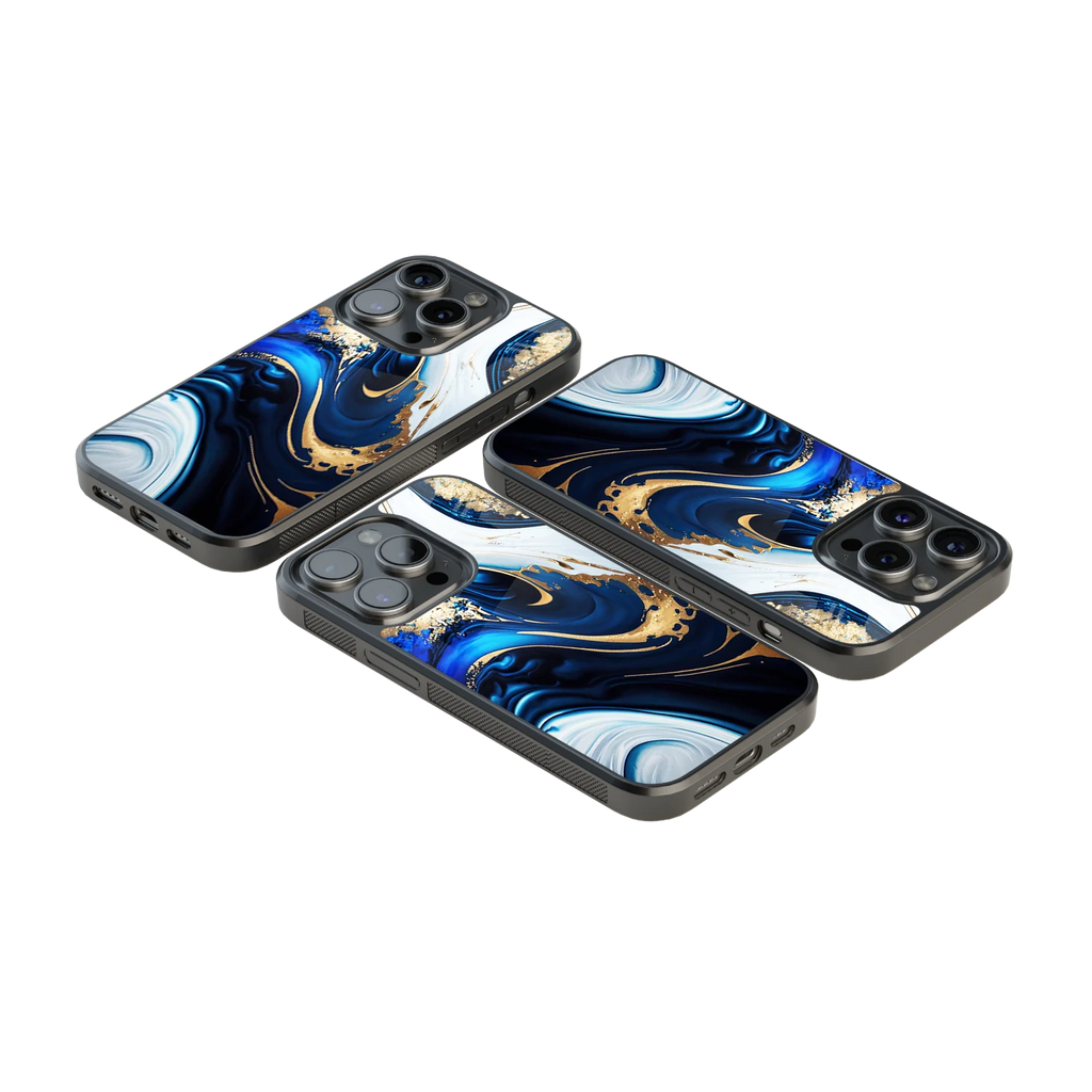 Luxury Glass Back Mobile Cover for iPhone, Samsung Galaxy, OnePlus, Pixel, Redmi & More