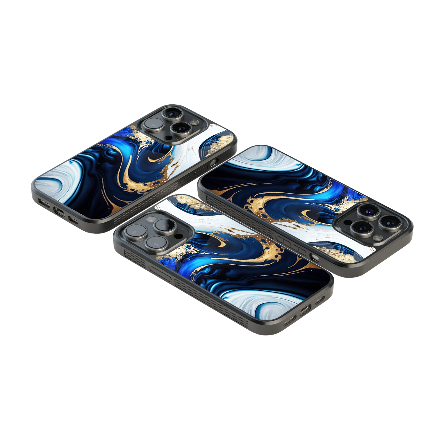 Luxury Glass Back Mobile Cover for iPhone, Samsung Galaxy, OnePlus, Pixel, Redmi & More