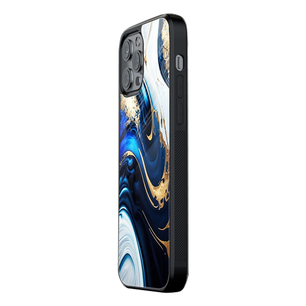 Slim Glass Back Phone Case for Multiple Brands iPhone, Samsung, Redmi, OnePlus, Oppo, Vivo