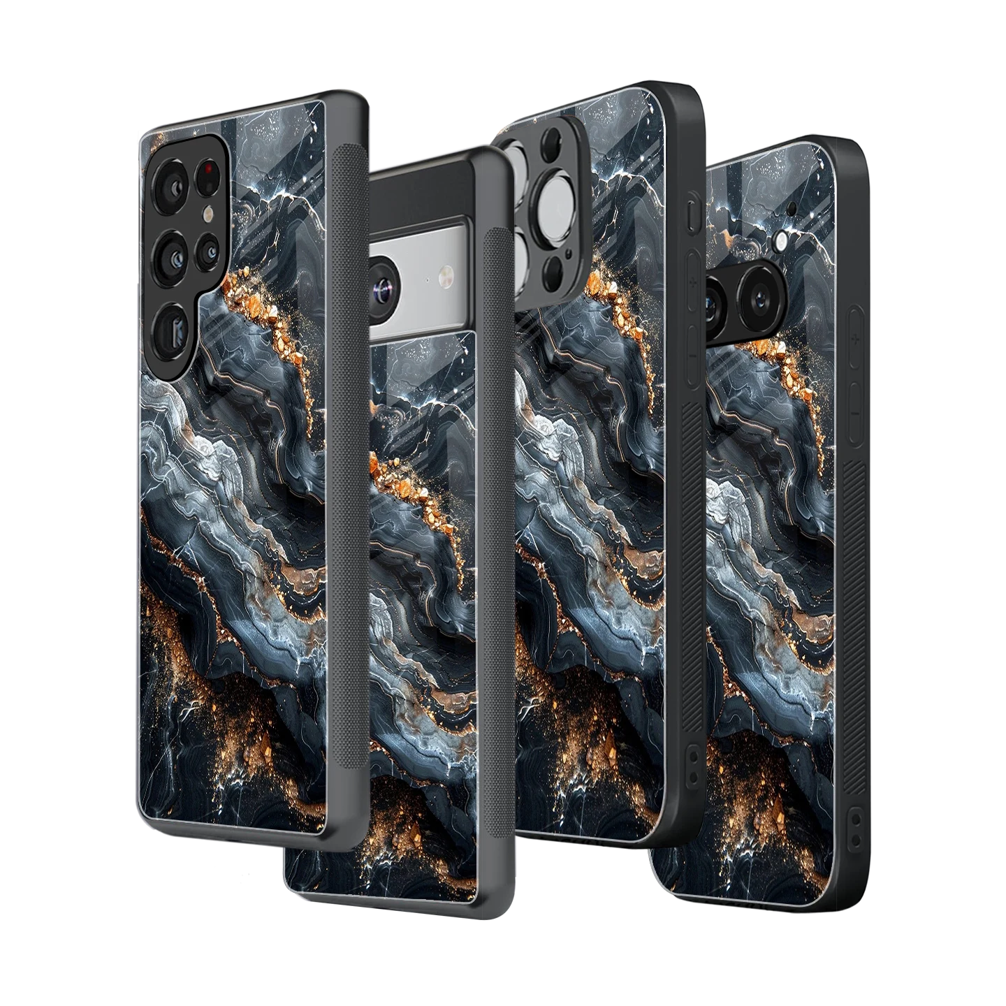 Stylish Glass Back Case for All Smartphones iPhone, Samsung, OnePlus, Pixel, Redmi, Oppo, Vivo, Motorola